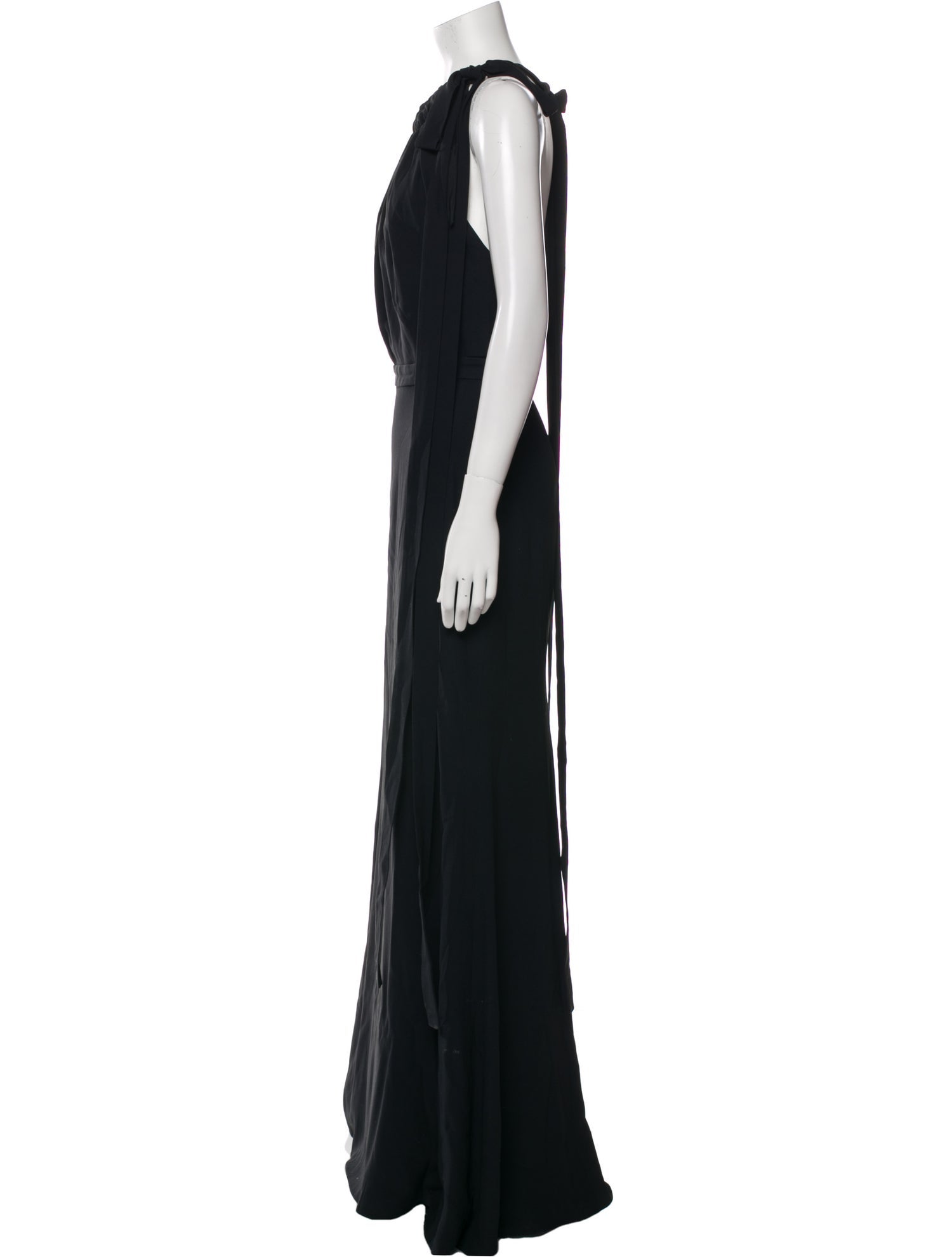 Alexander McQueen Halterneck Long Dress