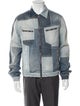 Alexander McQueen 2022 Printed Denim Jacket