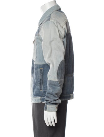 Alexander McQueen 2022 Printed Denim Jacket