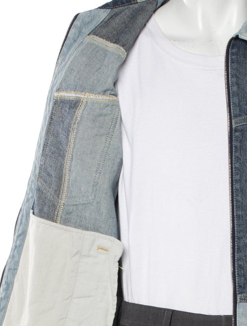 Alexander McQueen 2022 Printed Denim Jacket