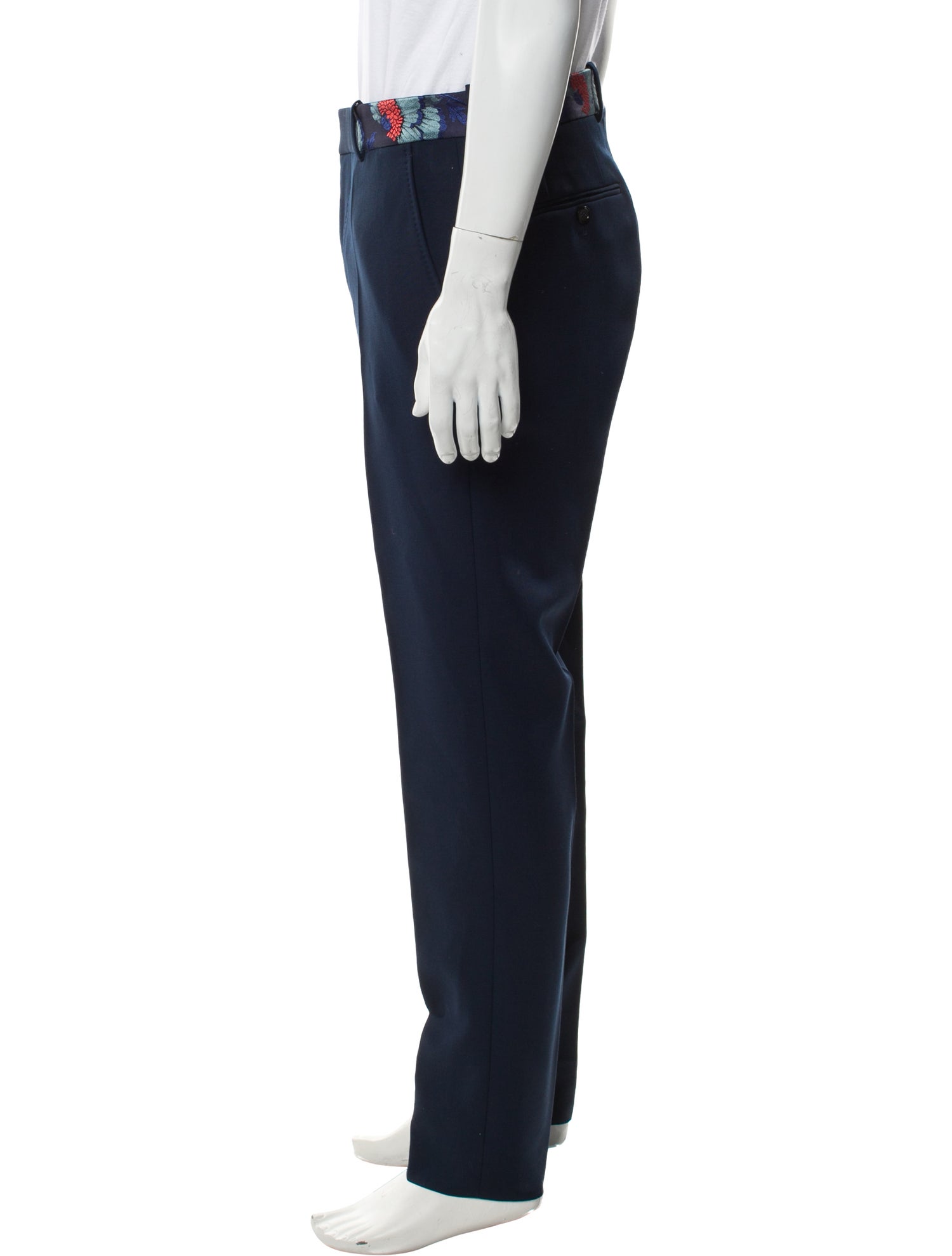 Alexander McQueen Virgin Wool Dress Pants