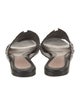 Alexander McQueen Leather Studded Accents Slides