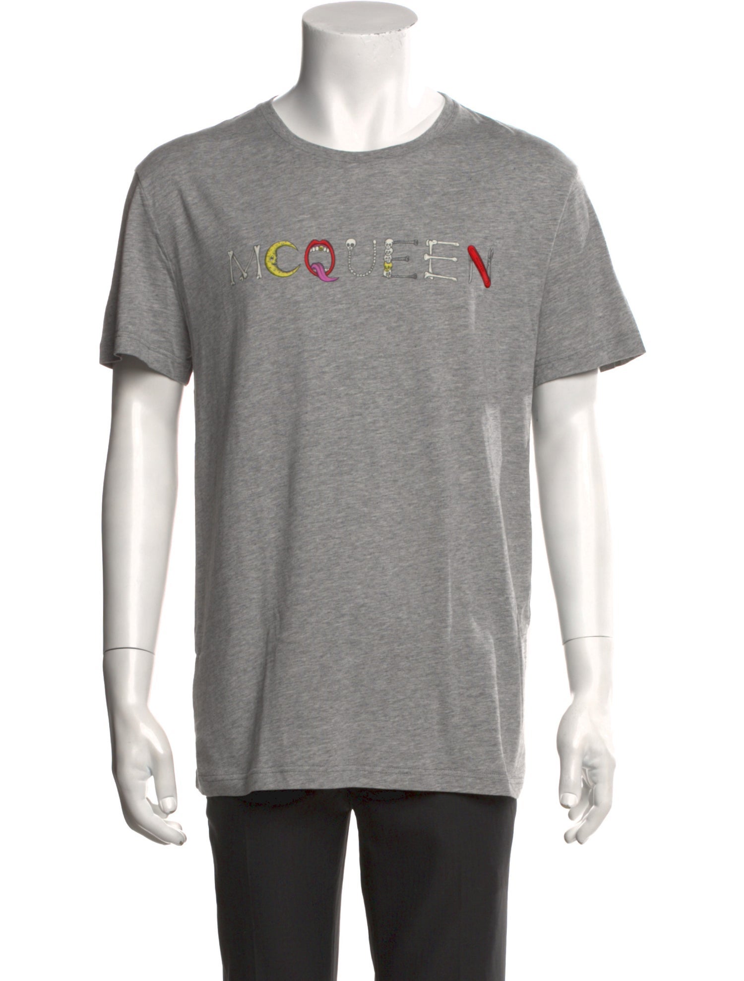 Alexander McQueen Graphic Print Crew Neck T-Shirt