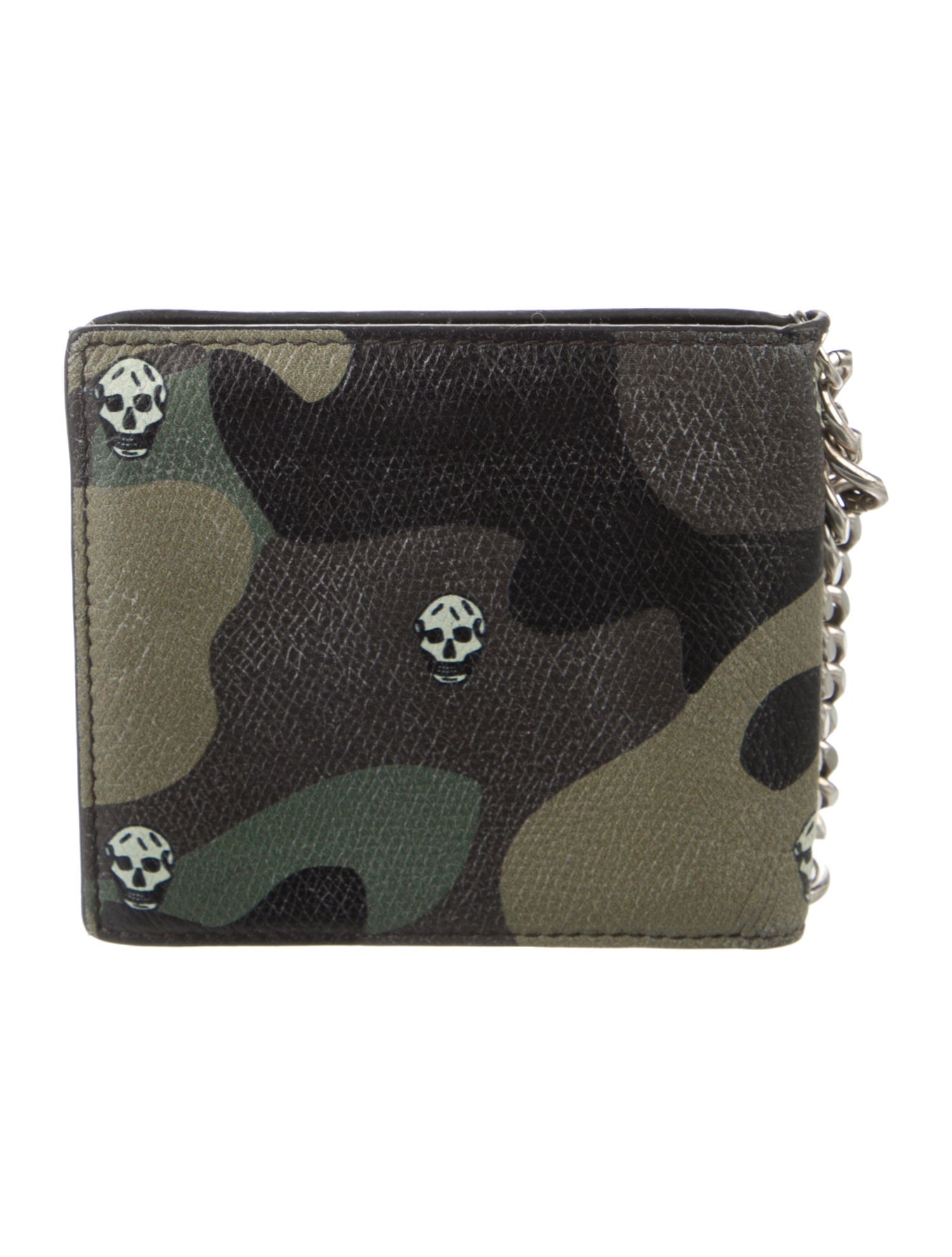 Alexander McQueen Leather Printed Wristlet
