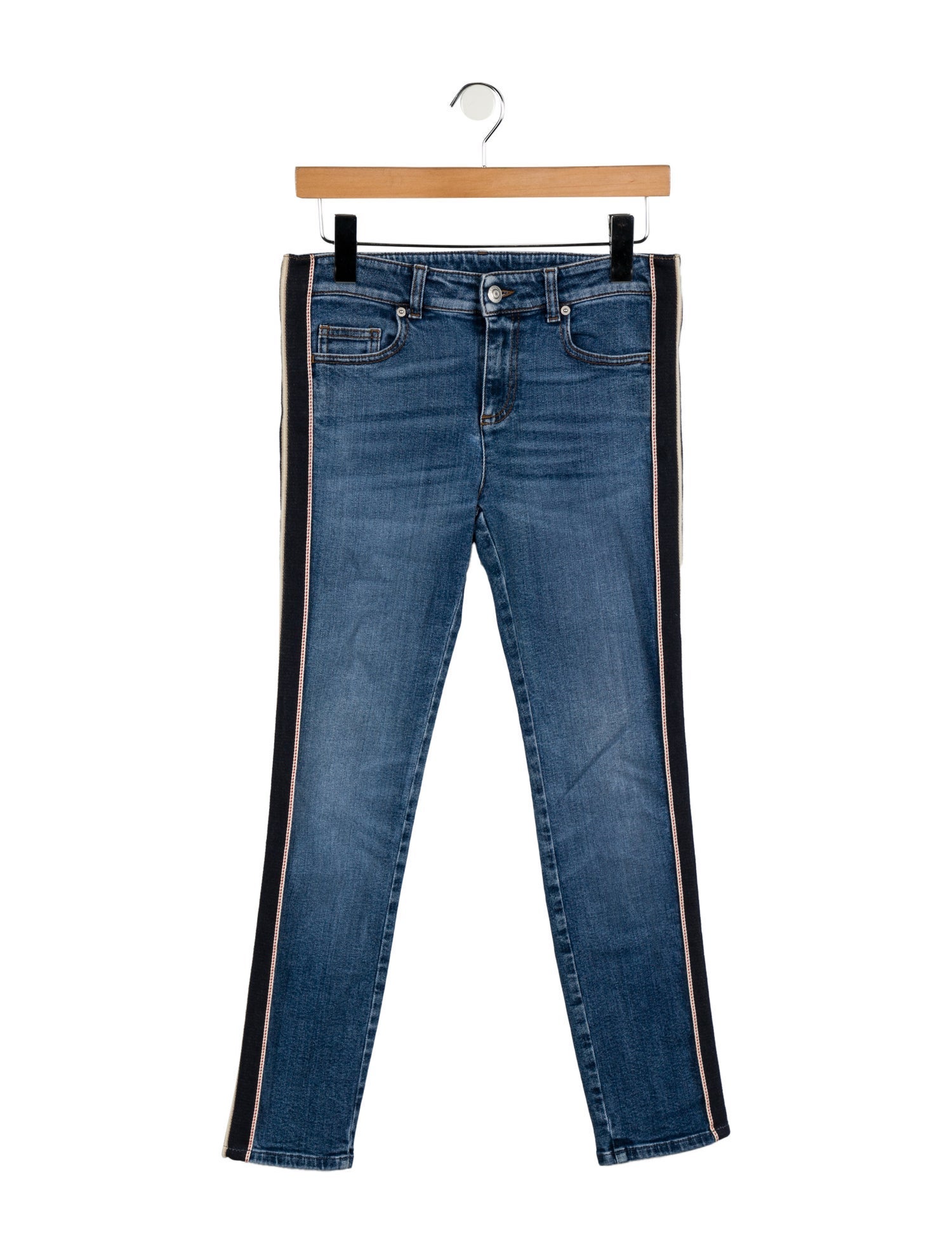 Alexander McQueen Mid-Rise Skinny Leg Jeans