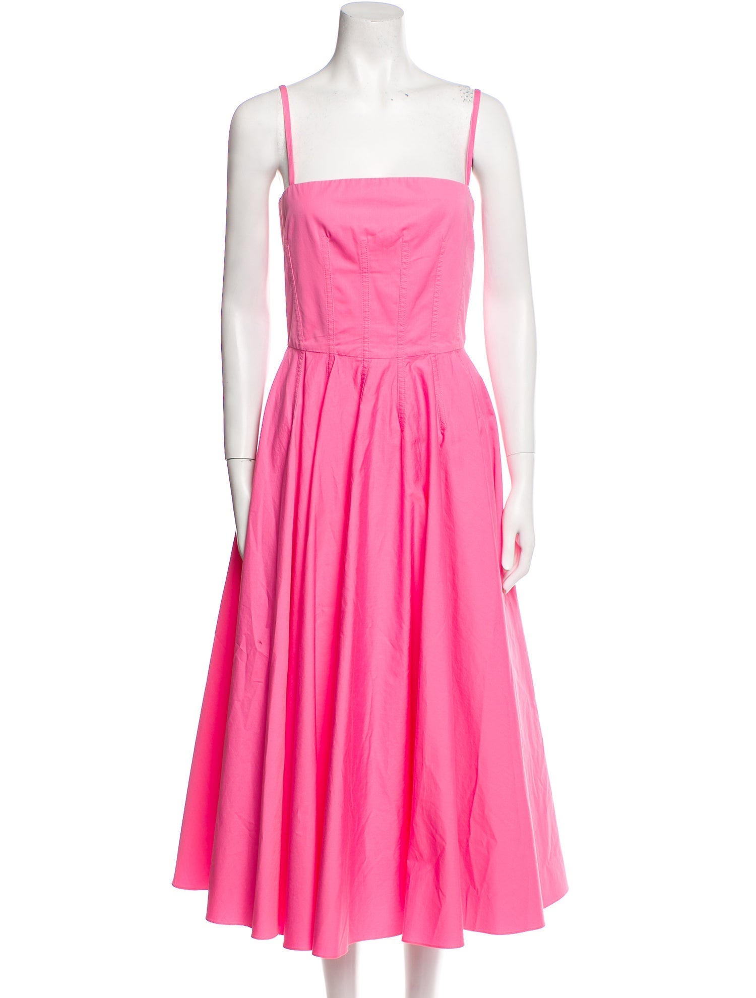 Alexander McQueen Square Neckline Long Dress