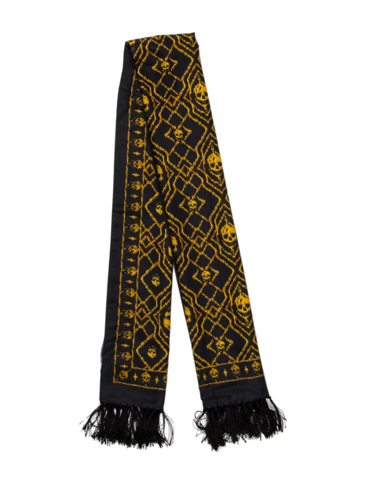Alexander McQueen Silk Printed Scarf