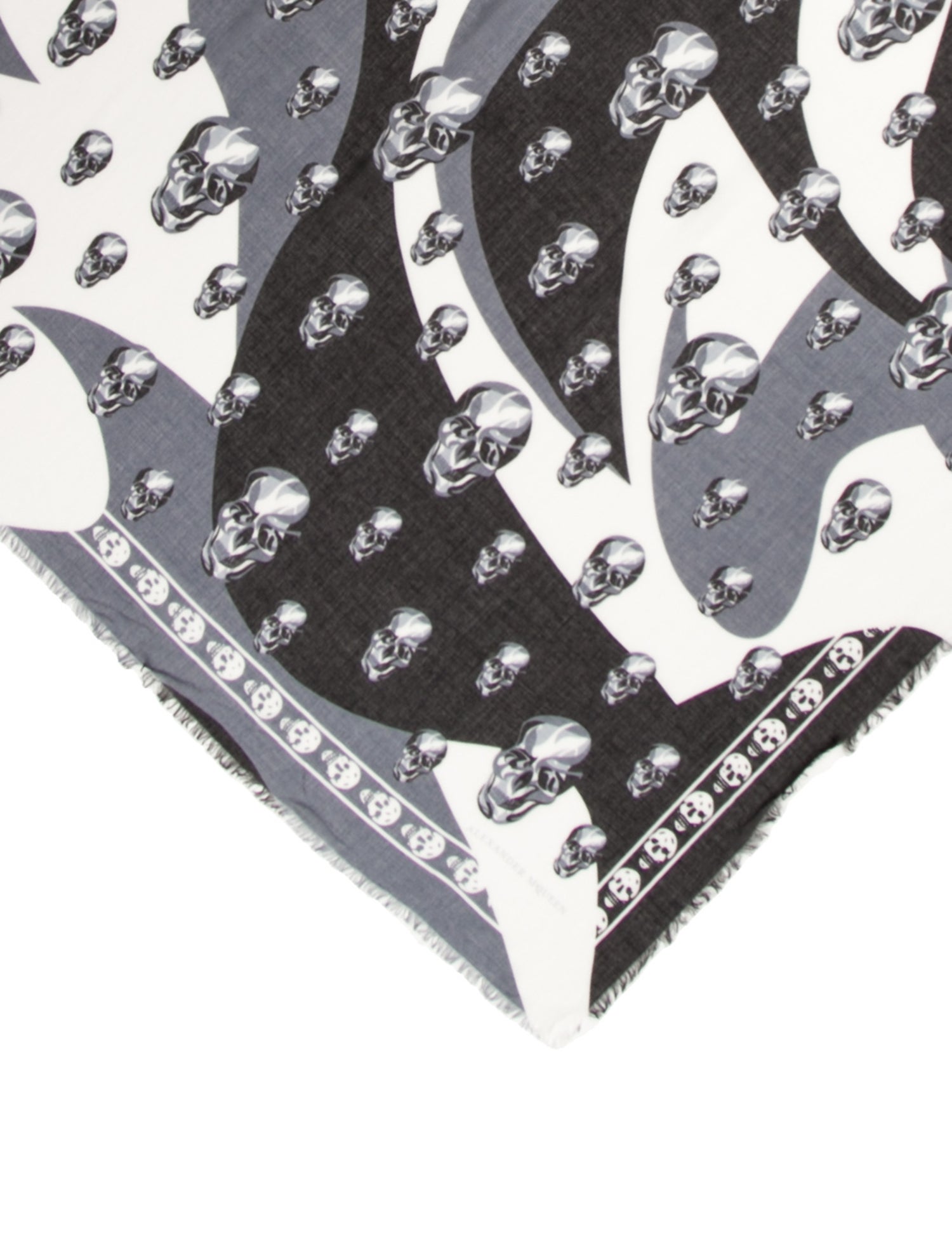 Alexander McQueen Silk Printed Scarf