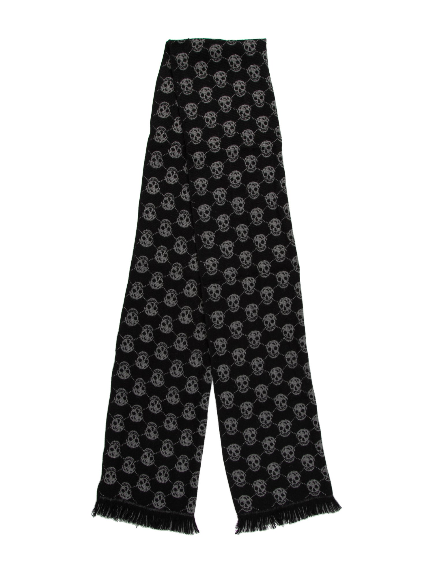 Alexander McQueen Wool Printed Scarf