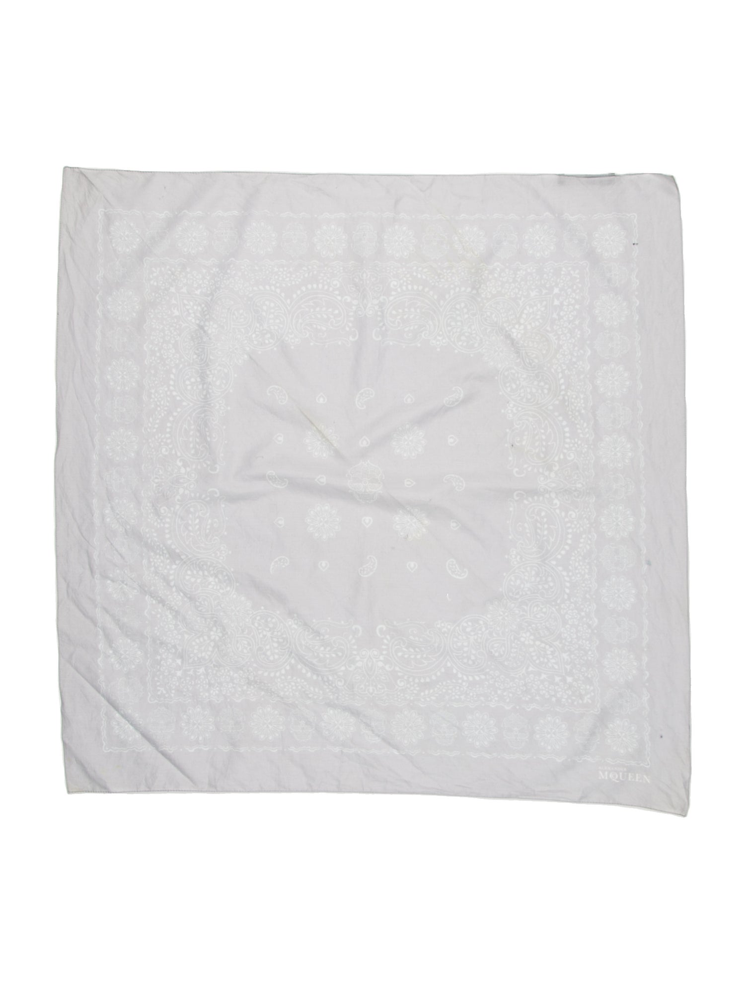 Alexander McQueen Paisley Print Scarf
