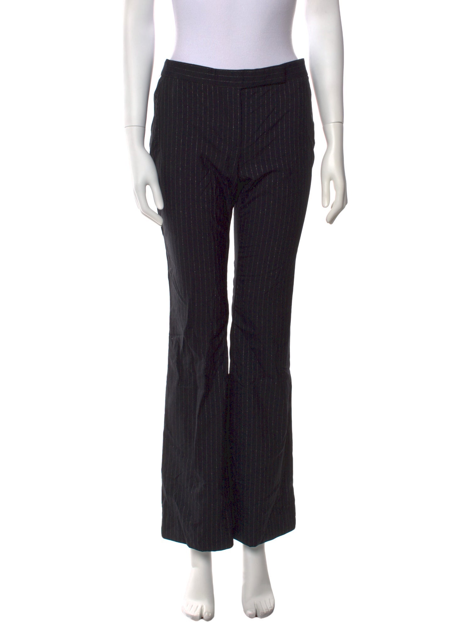 Alexander McQueen Striped Wide Leg Pants
