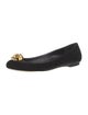 Alexander McQueen Skull Suede Ballet Flats