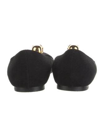 Alexander McQueen Skull Suede Ballet Flats