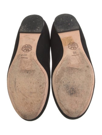 Alexander McQueen Skull Suede Ballet Flats