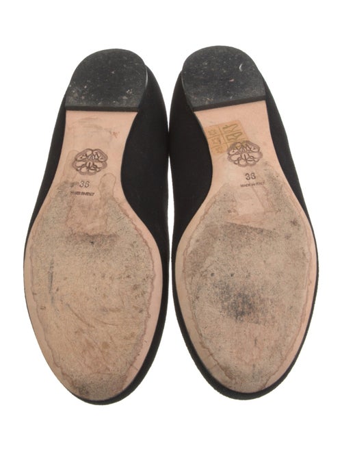 Alexander McQueen Skull Suede Ballet Flats