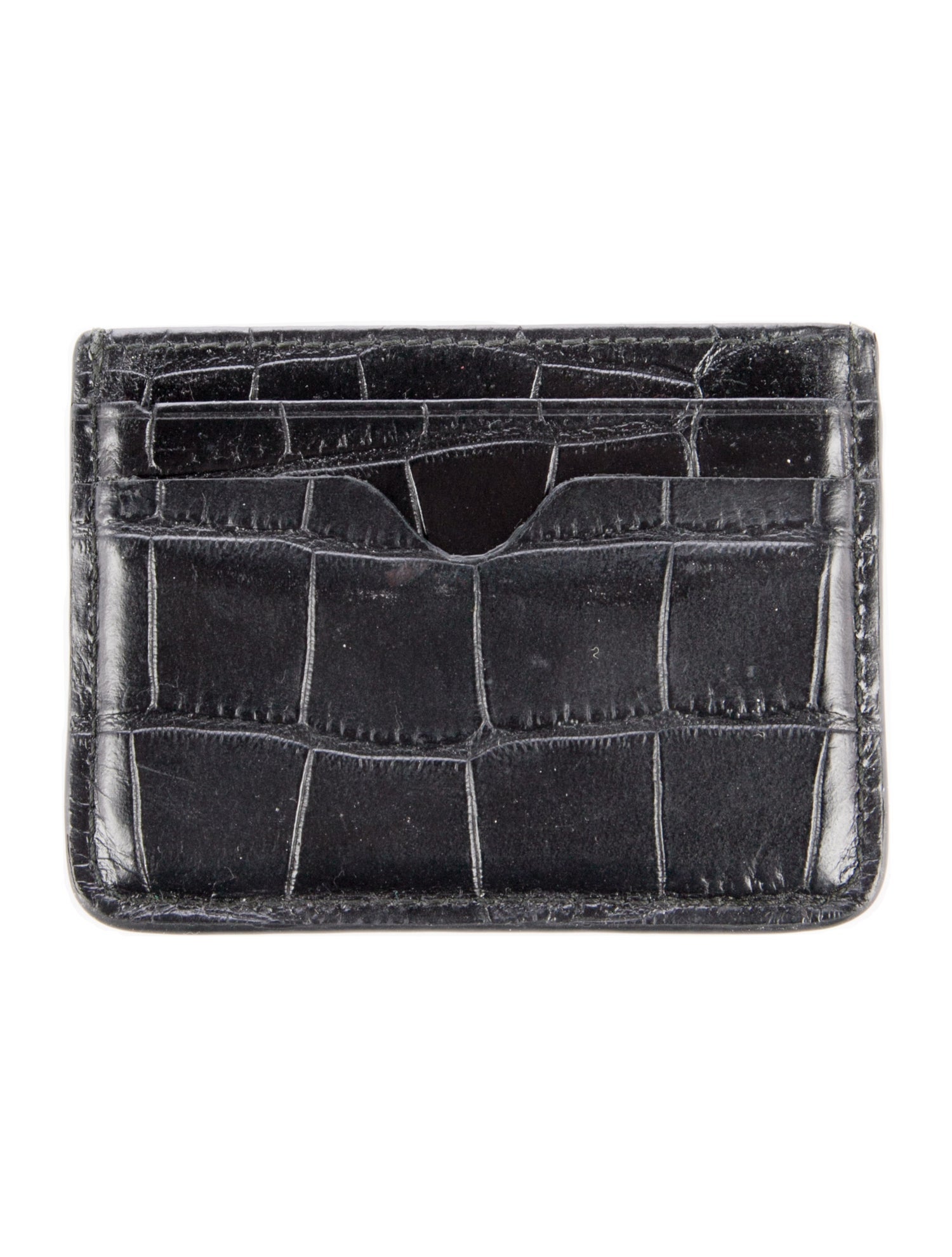 Alexander McQueen Leather Animal Print Wallet