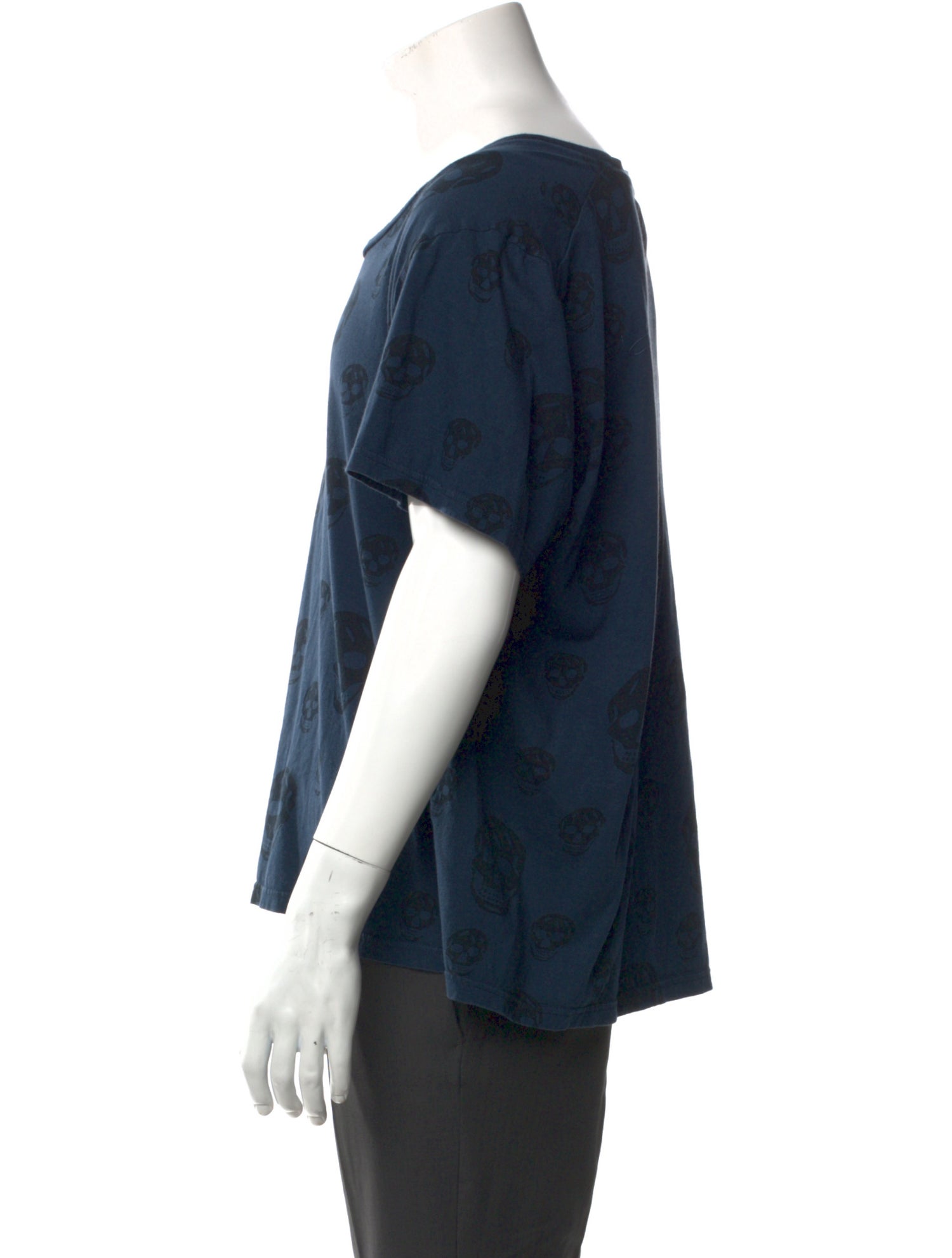 Alexander McQueen Printed Scoop Neck T-Shirt