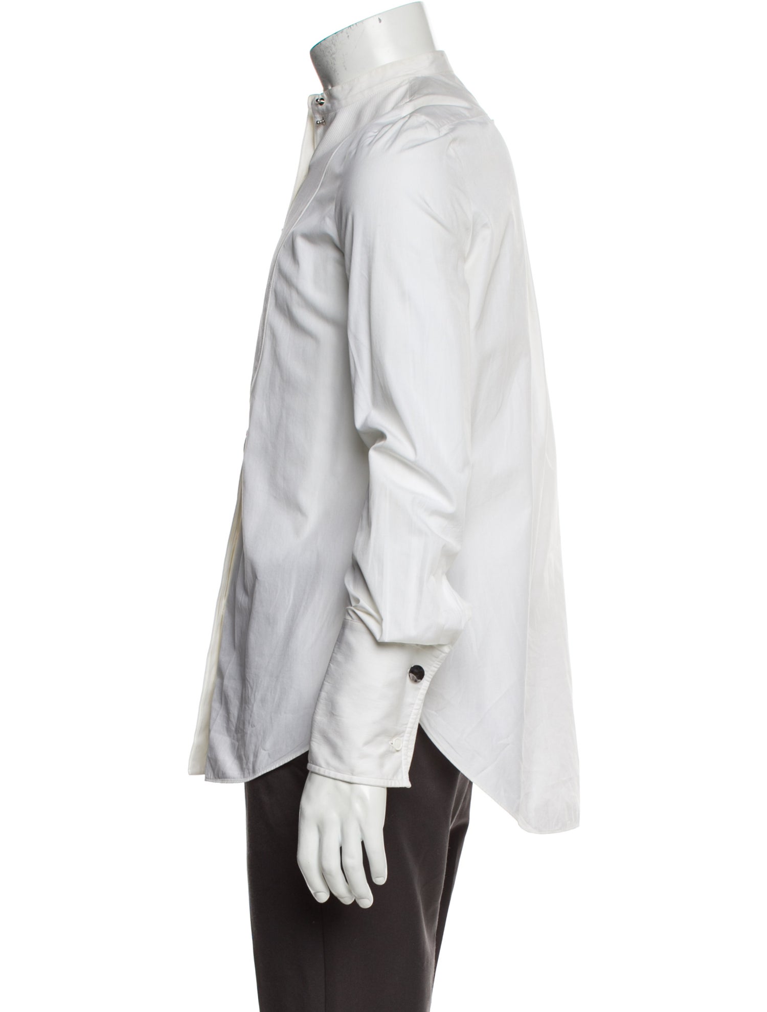 Alexander McQueen Long Sleeve Tuxedo Shirt