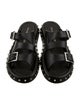 Alexander McQueen Leather Studded Accents Slides