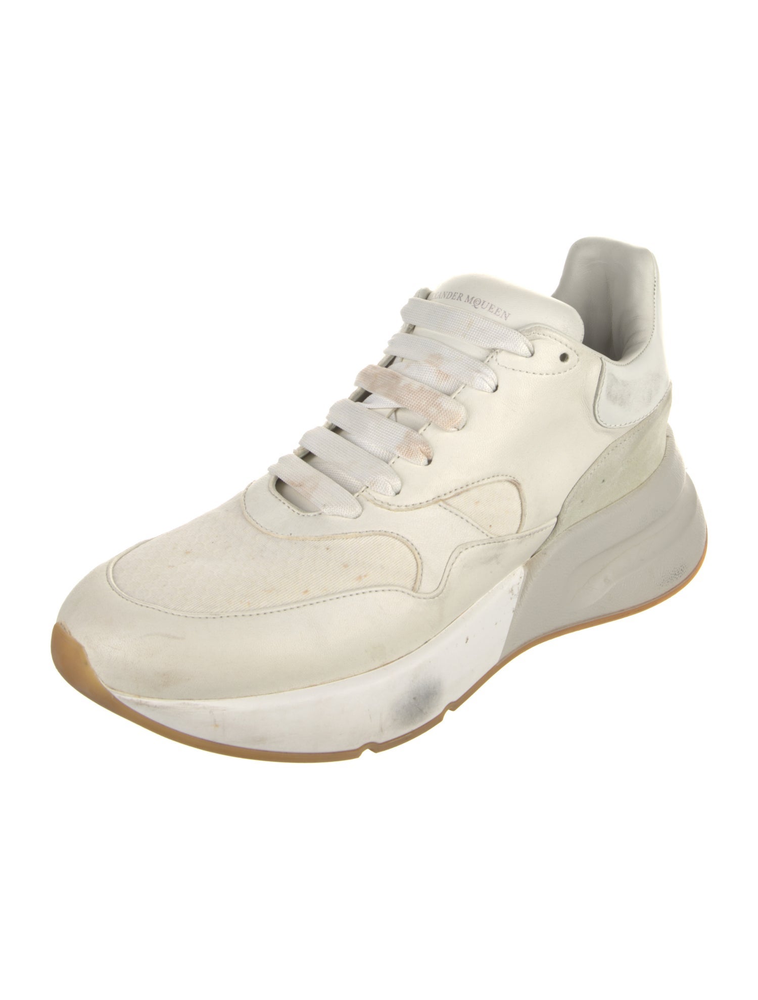 Alexander McQueen Leather Athletic Sneakers