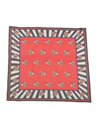 Alexander McQueen Silk Printed Scarf