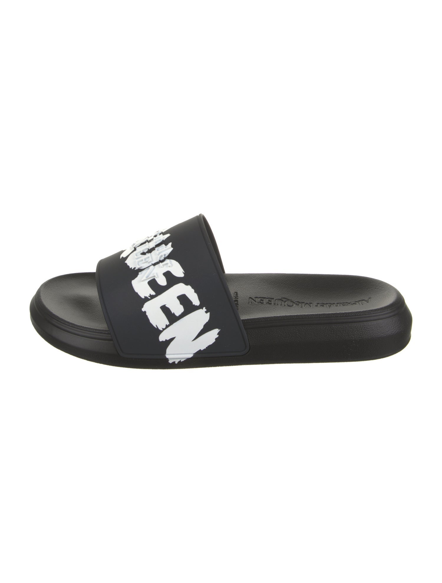 Alexander McQueen Rubber Printed Slides