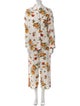Alexander McQueen Silk Floral Print Pant Set