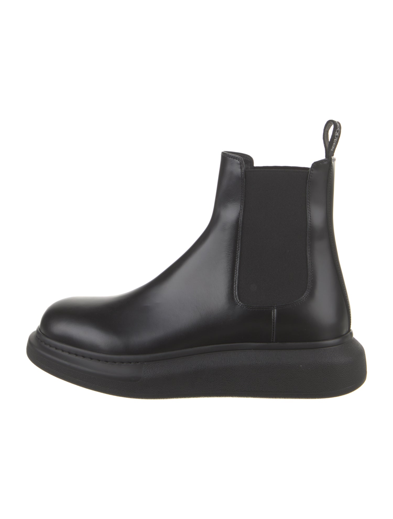 Alexander McQueen Leather Chelsea Boots
