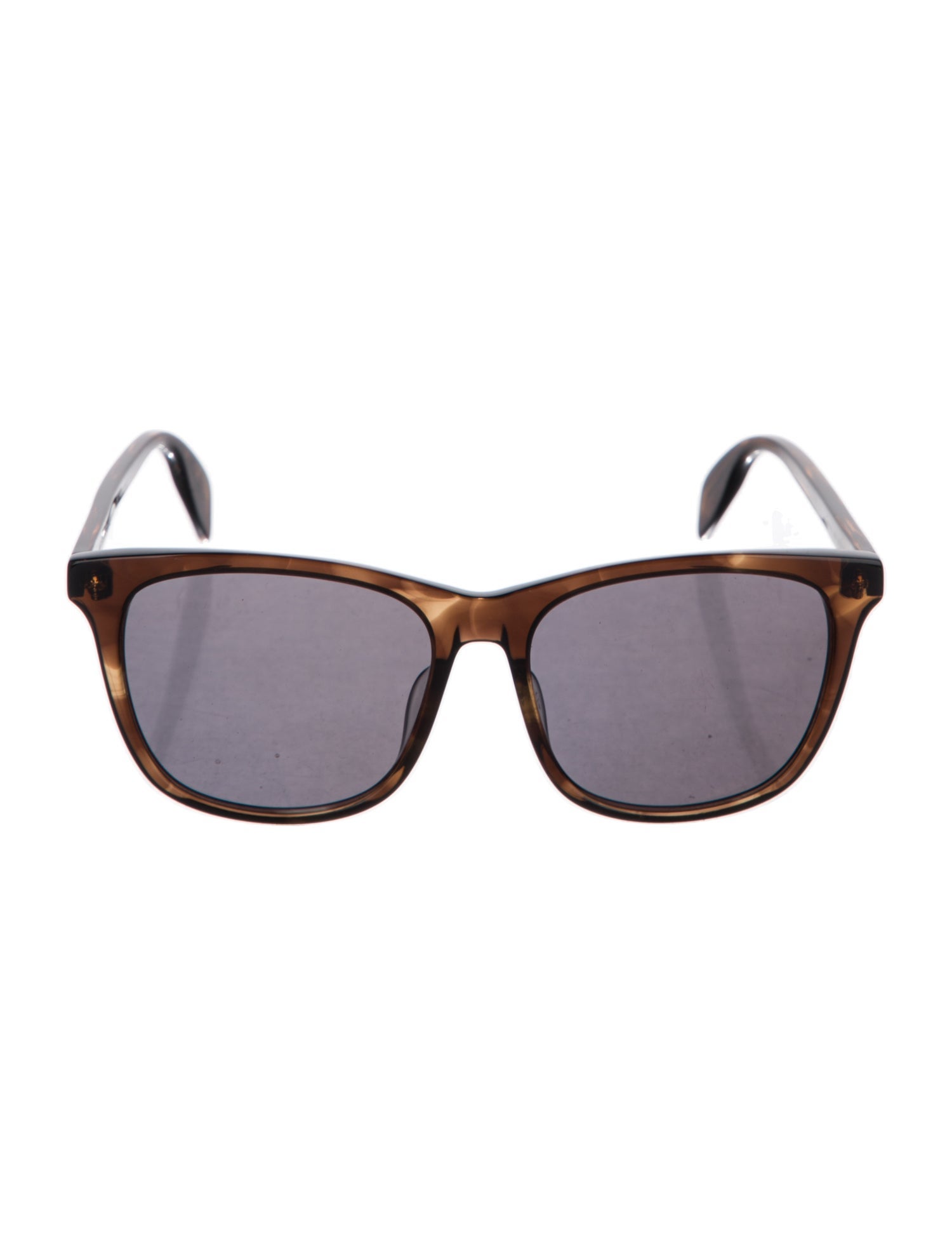 Alexander McQueen Wayfarer Tinted Sunglasses