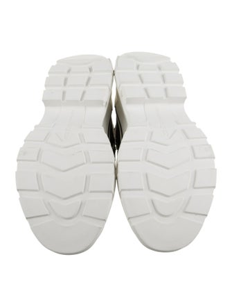 Alexander McQueen Canvas Lace-Up Boots