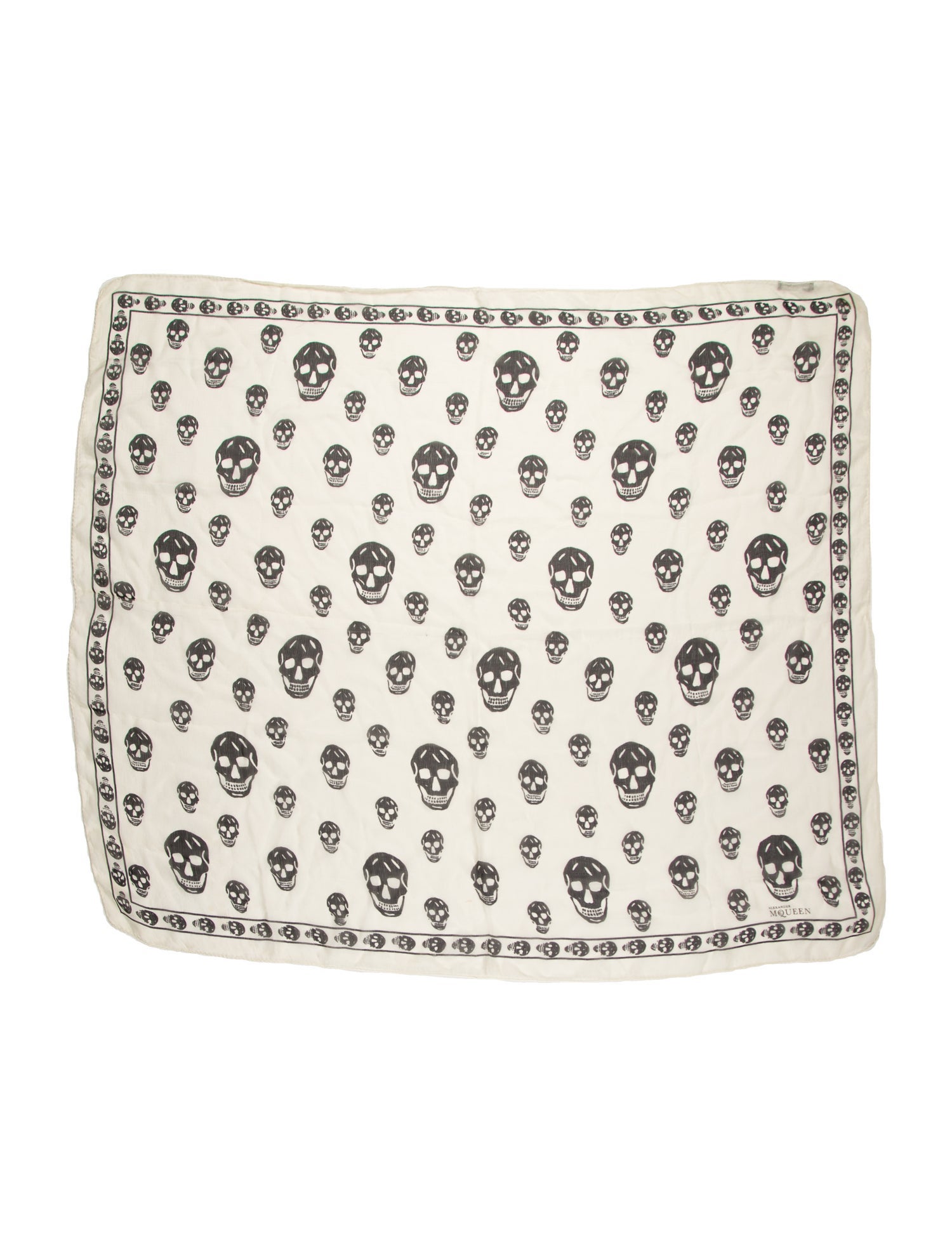 Alexander McQueen Silk Skull Scarf