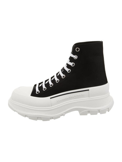 Alexander McQueen Canvas Hiking Boots