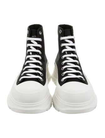 Alexander McQueen Canvas Hiking Boots