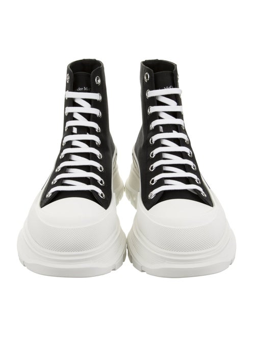 Alexander McQueen Canvas Hiking Boots