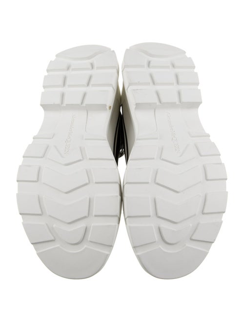 Alexander McQueen Canvas Lace-Up Boots