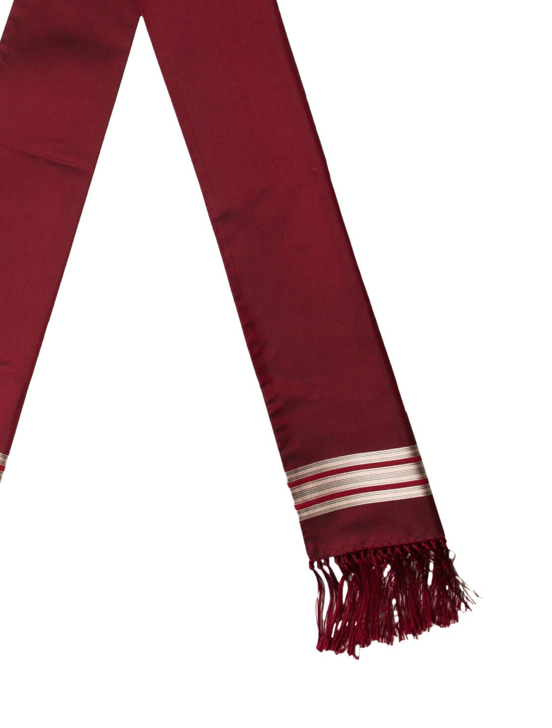 Alexander McQueen Silk Striped Scarf