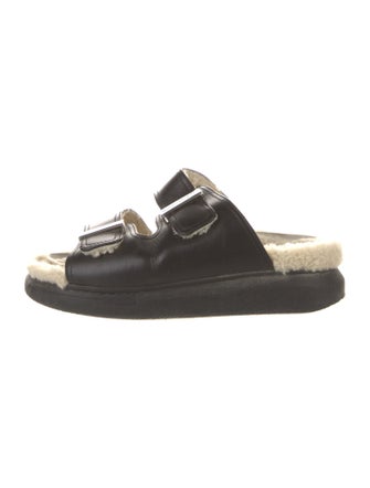Alexander McQueen Leather Slides