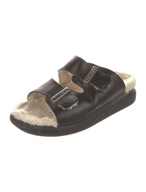 Alexander McQueen Leather Slides