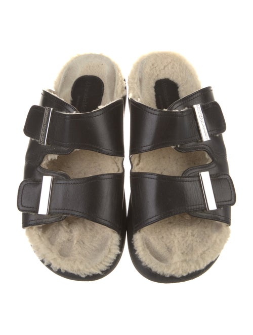 Alexander McQueen Leather Slides