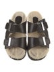 Alexander McQueen Leather Slides