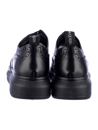 Alexander McQueen Leather Lasercut Accents Brogues w/ Tags
