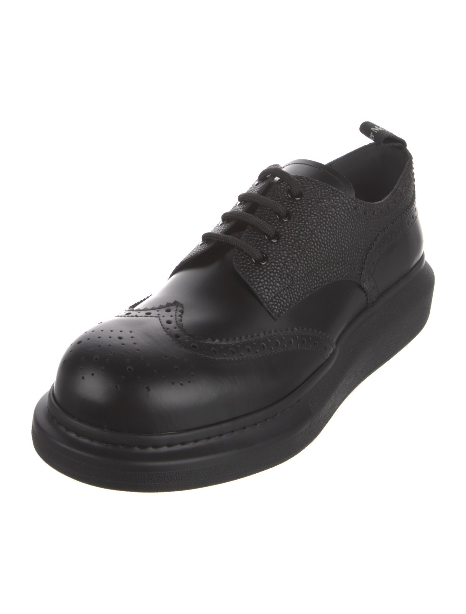 Alexander McQueen Leather Derby Shoes