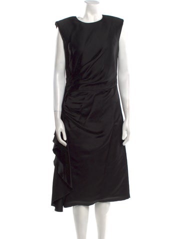 Alexander McQueen Dresses Silk Midi Length Dress M