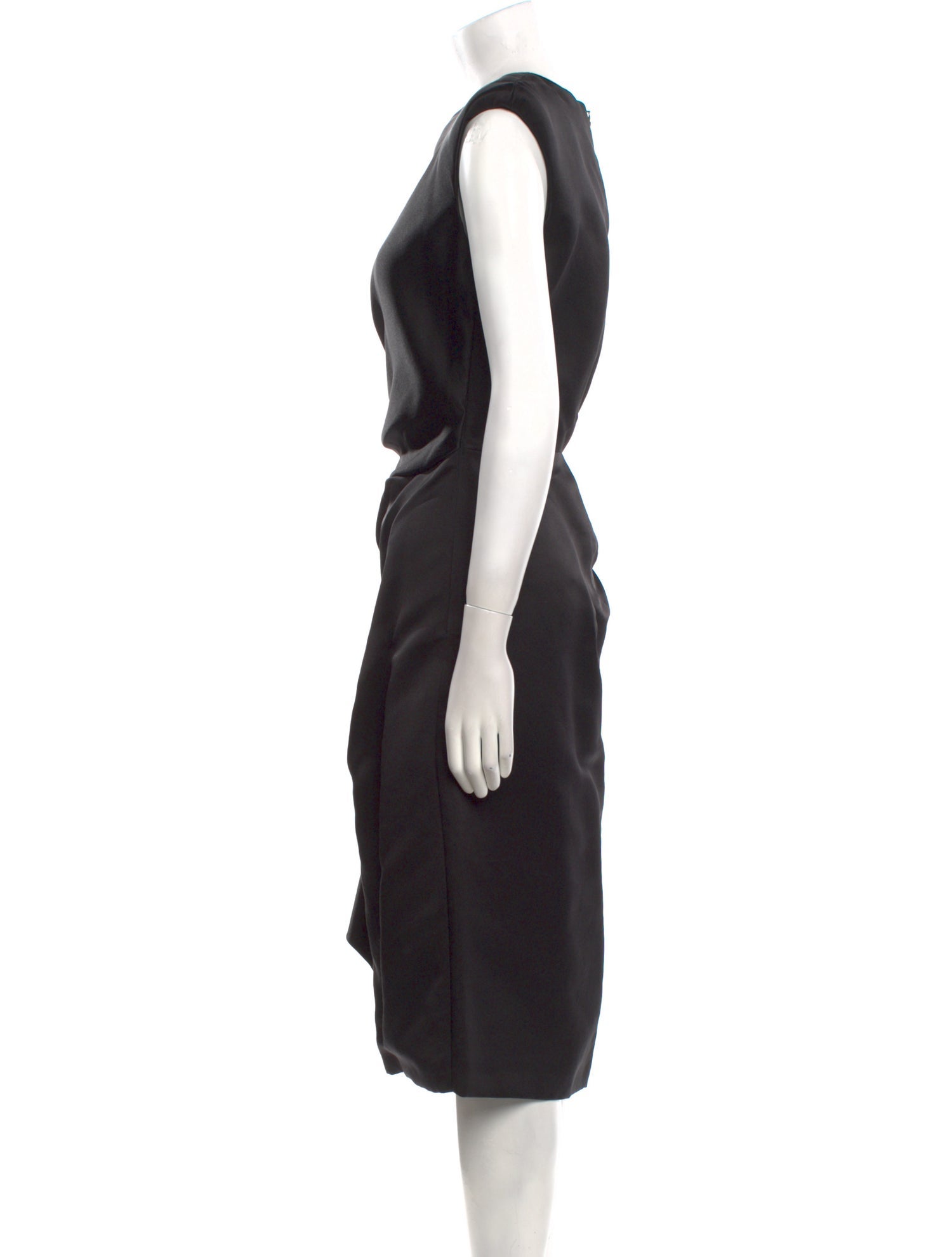 Alexander McQueen Silk Midi Length Dress