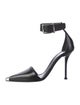 Alexander McQueen Leather D'Orsay Pumps