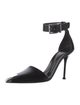 Alexander McQueen Leather D'Orsay Pumps