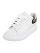 Alexander McQueen Leather Studded Accents Athletic Sneakers