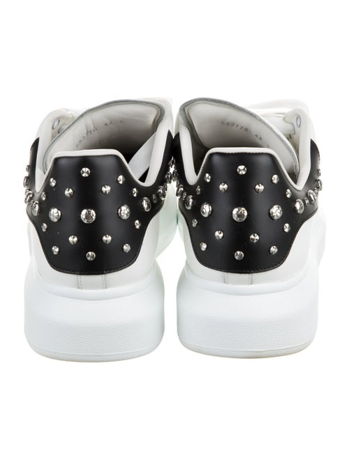 Alexander McQueen Leather Studded Accents Athletic Sneakers