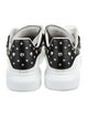 Alexander McQueen Leather Studded Accents Athletic Sneakers