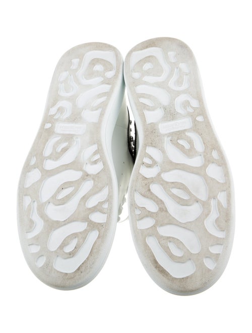 Alexander McQueen Leather Studded Accents Athletic Sneakers